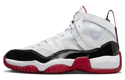 Кроссовки Jordan Jumpman Two Trey, бело-черно-красные