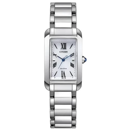 Женские часы Citizen Eco-Drive, белый циферблат