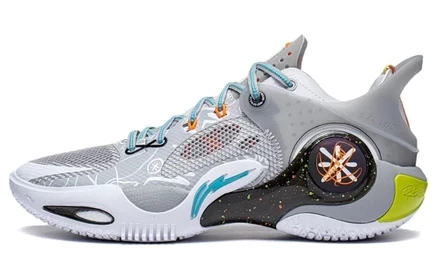 Мужские кроссовки Li-Ning Wade Fission 8, серо-белые