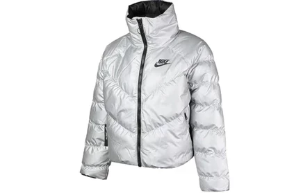 Женская куртка Nike Sportswear Shine, серебристая