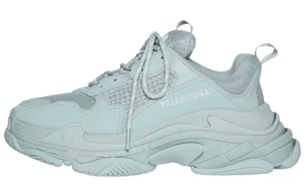 Кроссовки Balenciaga Triple S, светло-голубые