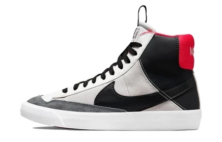 Детские кеды Nike Blazer Mid 77, бело-черно-красные