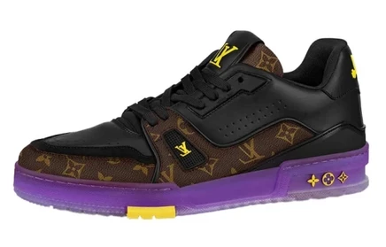 Мужские кроссовки Louis Vuitton LV Trainer, коричневые