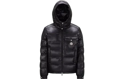 Мужской пуховик Moncler FW23, черный