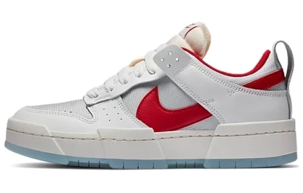 Женские кроссовки Nike Dunk Low Disrupt, бело-красные