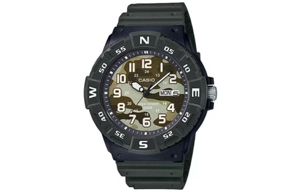 Мужские часы Casio MRW-220HCM-3B, черный ремешок