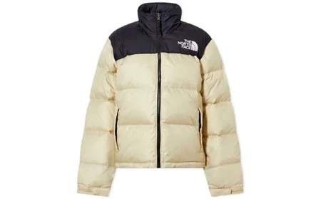 Женская куртка The North Face Nuptse 700, бежево-желтая