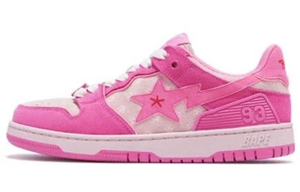 Женские кроссовки A Bathing Ape Sk8 Sta, розовые
