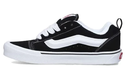 Мужские кроссовки Vans Knu Skool, черно-белые
