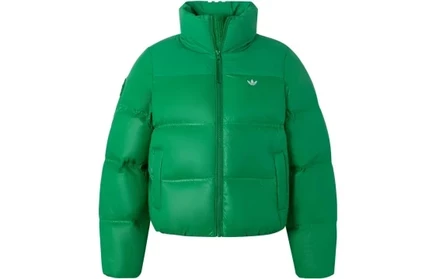 Женская пуховая куртка Adidas Originals, зеленая
