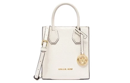 Женская сумка Michael Kors Mercer, мини, экокожа, кремовая