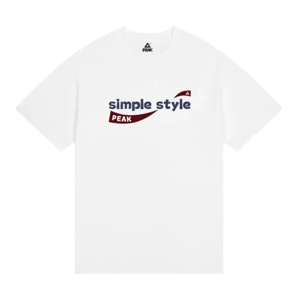 Унисекс-футболка Peak x Simple, белая