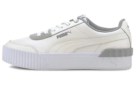 Женские кроссовки Puma Carina Lift, хаки, белые, серые