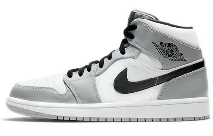 Мужские кроссовки Air Jordan 1 Mid, дымчато-серые
