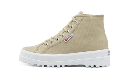 Мужские кеды Superga на высокой подошве, нескользящие