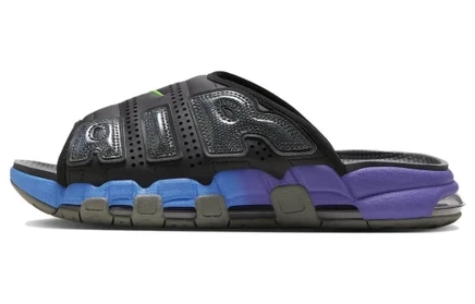 Шлепанцы Nike Air More Uptempo Slide, сине-фиолетовые