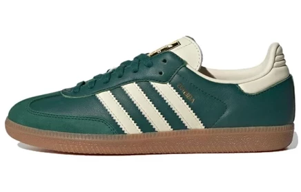 Кеды Adidas Originals Samba OG, зелено-белые