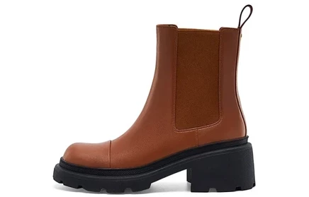 Женские ботинки челси Nine West, каблук 5,5 см, коричневые