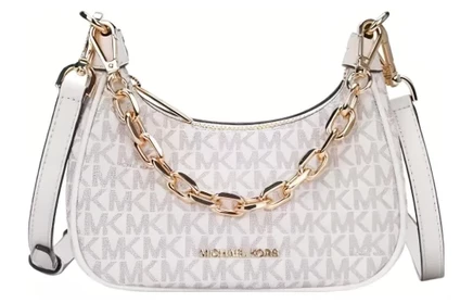 Женская сумка Michael Kors через плечо, ванильно-белая