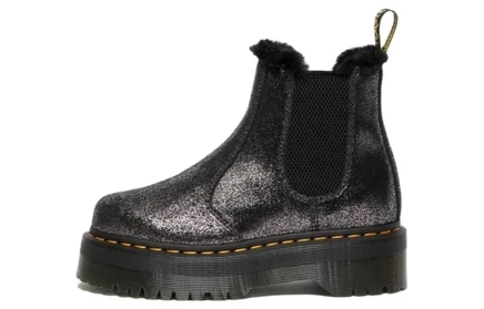 Женские челси Dr. Martens 2976 на меху, черные