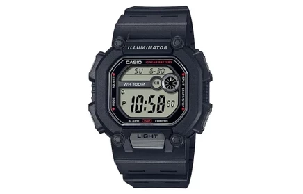 Мужские часы Casio W-737H-1A, черный ремешок