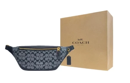 Мужская сумка Coach Warren на плечо, джинсовая