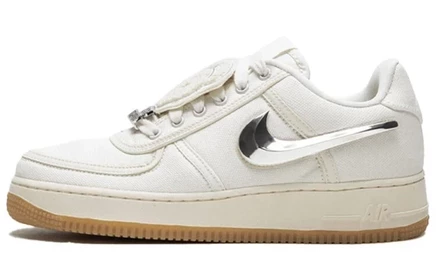Мужские кроссовки Nike Air Force 1 Low Travis Scott, кремовые