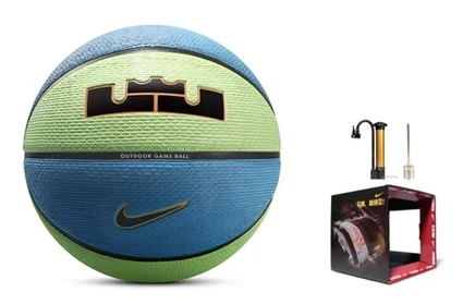 Баскетбольный мяч Nike, размер 7, сине-зеленый