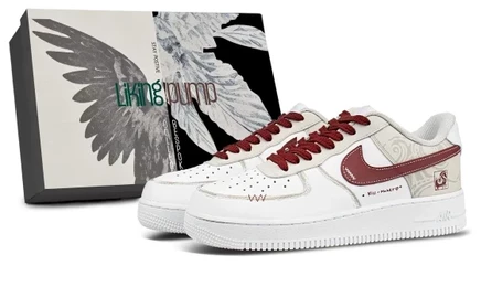 Детские кеды Nike Air Force 1, красные