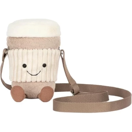 Мягкая игрушка-сумка Jellycat Amuseables Coffee-To-Go