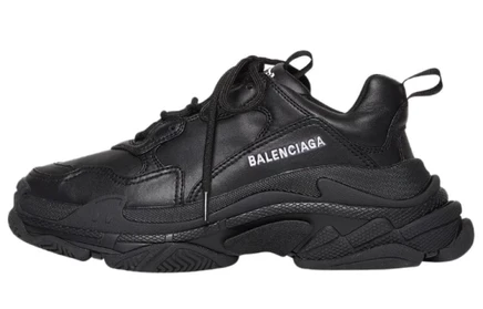 Мужские кроссовки Balenciaga Triple S, черные