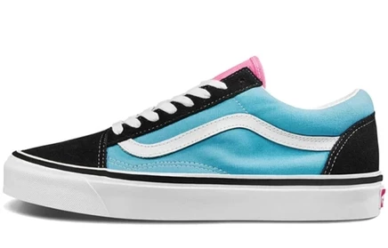 Мужские кеды Vans Old Skool 36 Dx, чёрно-бирюзовые
