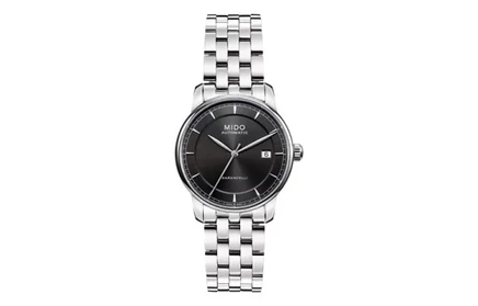 Мужские часы Mido Baroncelli, серо-угольные