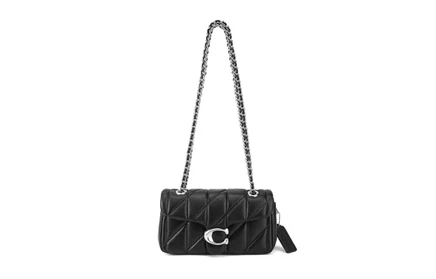 Женская сумка Coach Tabby из кожи, черная
