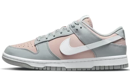 Женские кеды Nike Dunk Low Pink Oxford, розовые