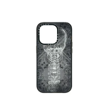Чехол для iPhone Casetify 14 Pro, бабочки и череп