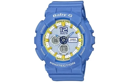 Женские часы Casio BABY-G BA-120-2B, синие