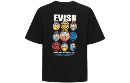 Мужская футболка Evisu 6941737038321, черная