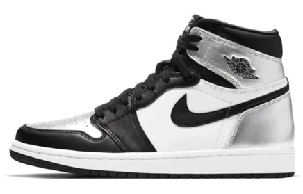 Женские кроссовки Jordan Air Jordan 1 High, серебристые