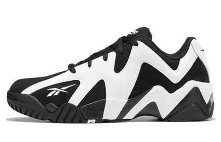 Мужские кроссовки Reebok Kamikaze 2 Low, чёрно-белые