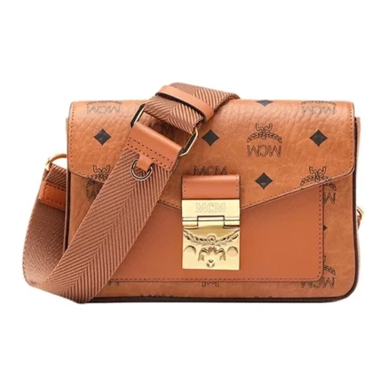 Женская сумка MCM Millie Visetos, мини, коричневая