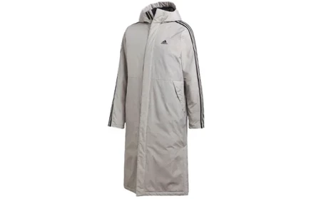 Мужская стеганая куртка Adidas, серая