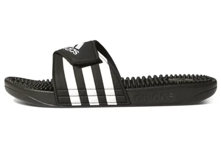 Женские шлёпанцы Adidas Adissage, черно-белые