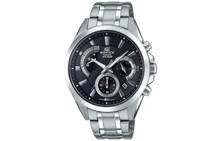 Мужские часы Casio EDIFICE EFV-580D-1A, серебро и черные