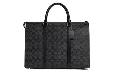 Мужская сумка Coach Graham из ПВХ, черная