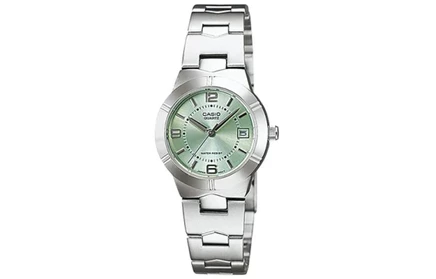 Часы Casio G-Shock LTP-1241D-3A, зеленый циферблат