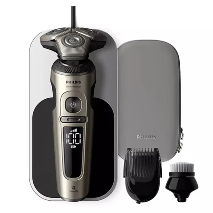Электробритва мужская поворотная для бритья Philips SP9873/14 черный