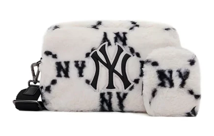 Сумка-камера MLB Monogram Collection, кремовая