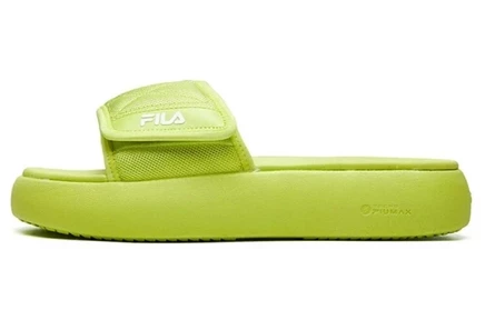 Женские шлепанцы FILA FUSION Slide, салатовые