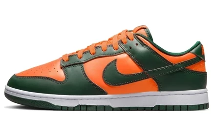 Мужские кроссовки Nike Dunk Low «Miami Hurricanes»